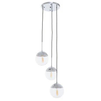 Revive Chrome Finish 3 Pendant Light - Image 5