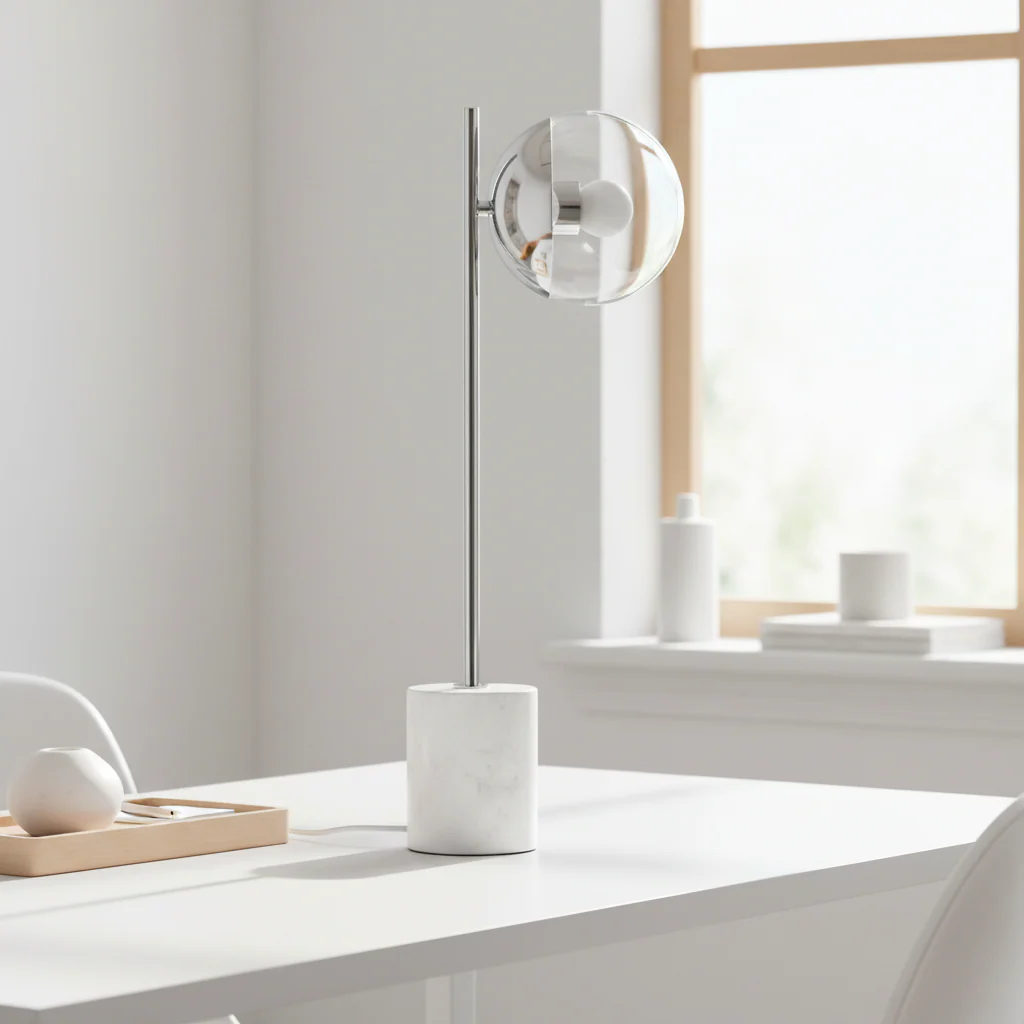 Revive Chrome Finish Table Lamp - Image 3