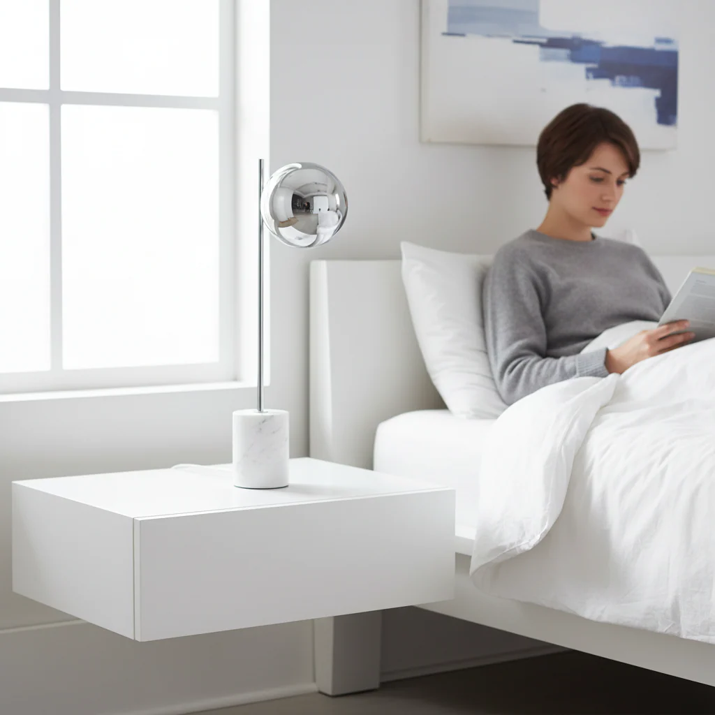 Revive Chrome Finish Table Lamp - Image 5