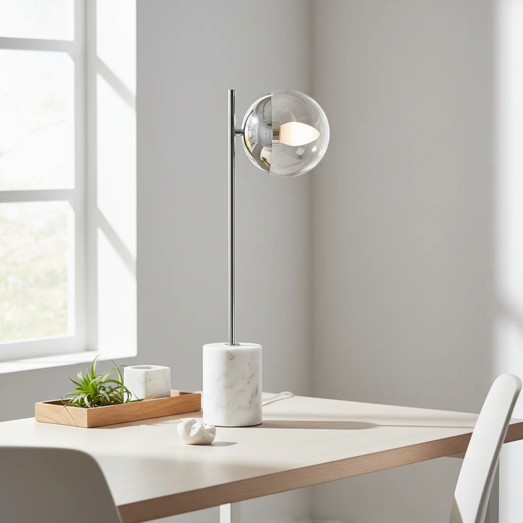 Revive Chrome Finish Table Lamp - Image 6