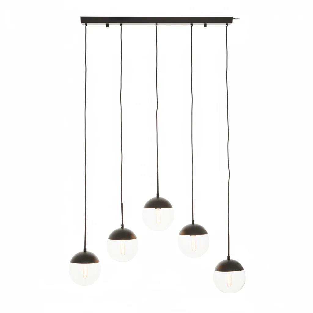 Revive Clear Glass Shades Pendant Light