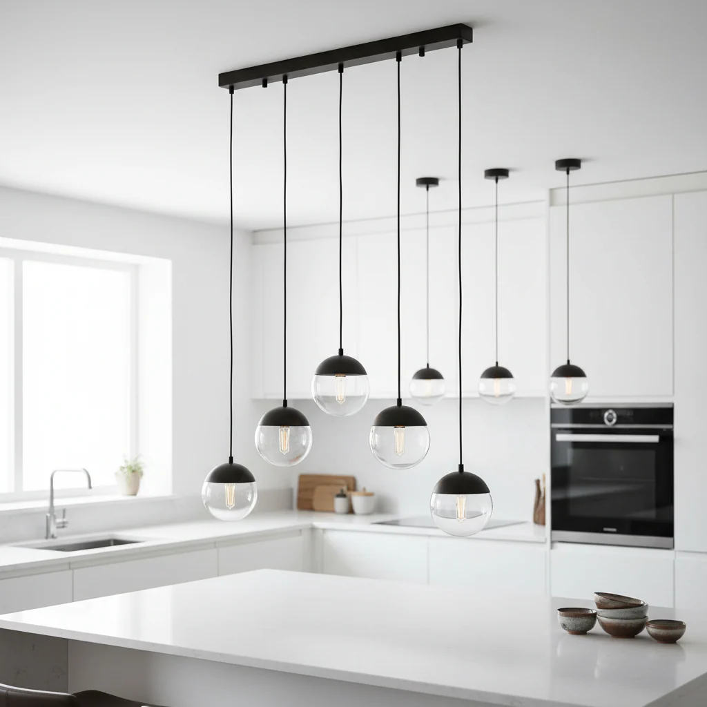 Revive Clear Glass Shades Pendant Light - Image 4