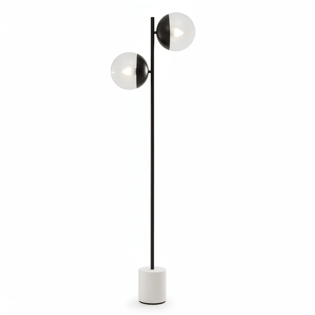 Revive Two Light Black Floor Lamp - Image 5