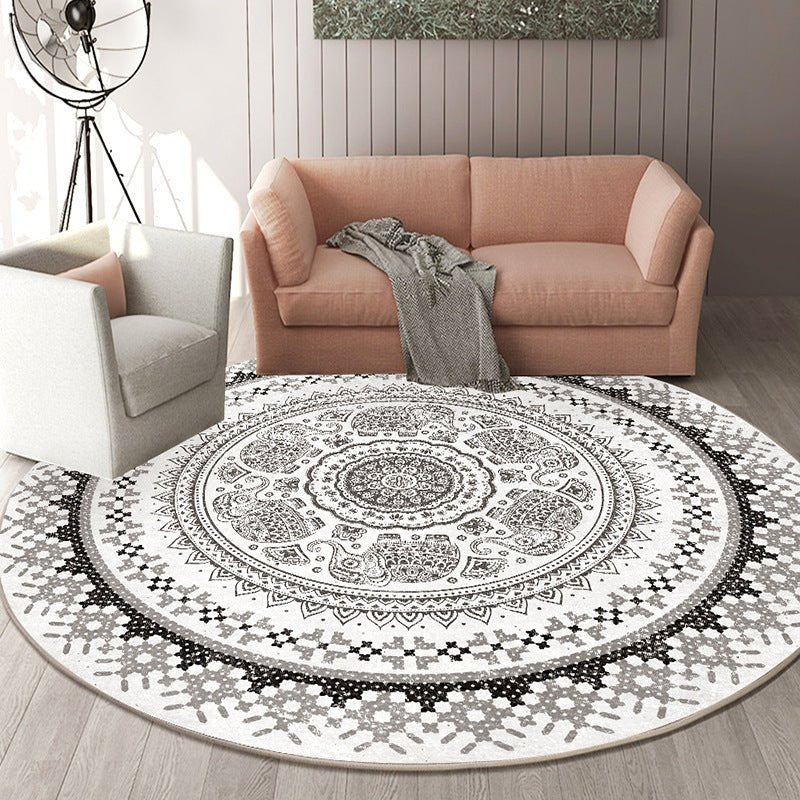 Round Stylish Living Room Rug - Image 2