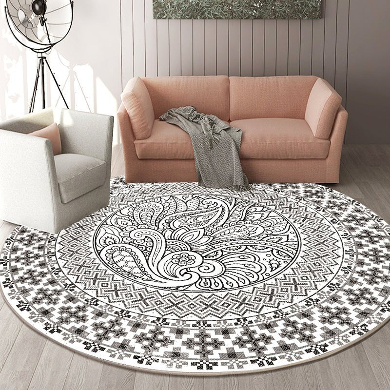Round Stylish Living Room Rug - Image 7