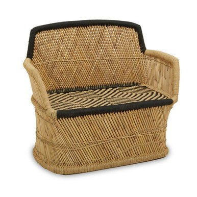 Rowan Two Seater Natural And Black Sofa - Image 7