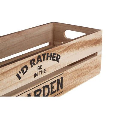 Rustic Natural Planter And Herb Crate - Image 6