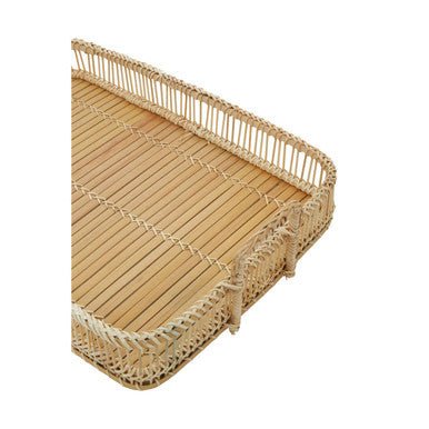 Rustic Rattan/Bamboo Natural Rectangular - Image 9