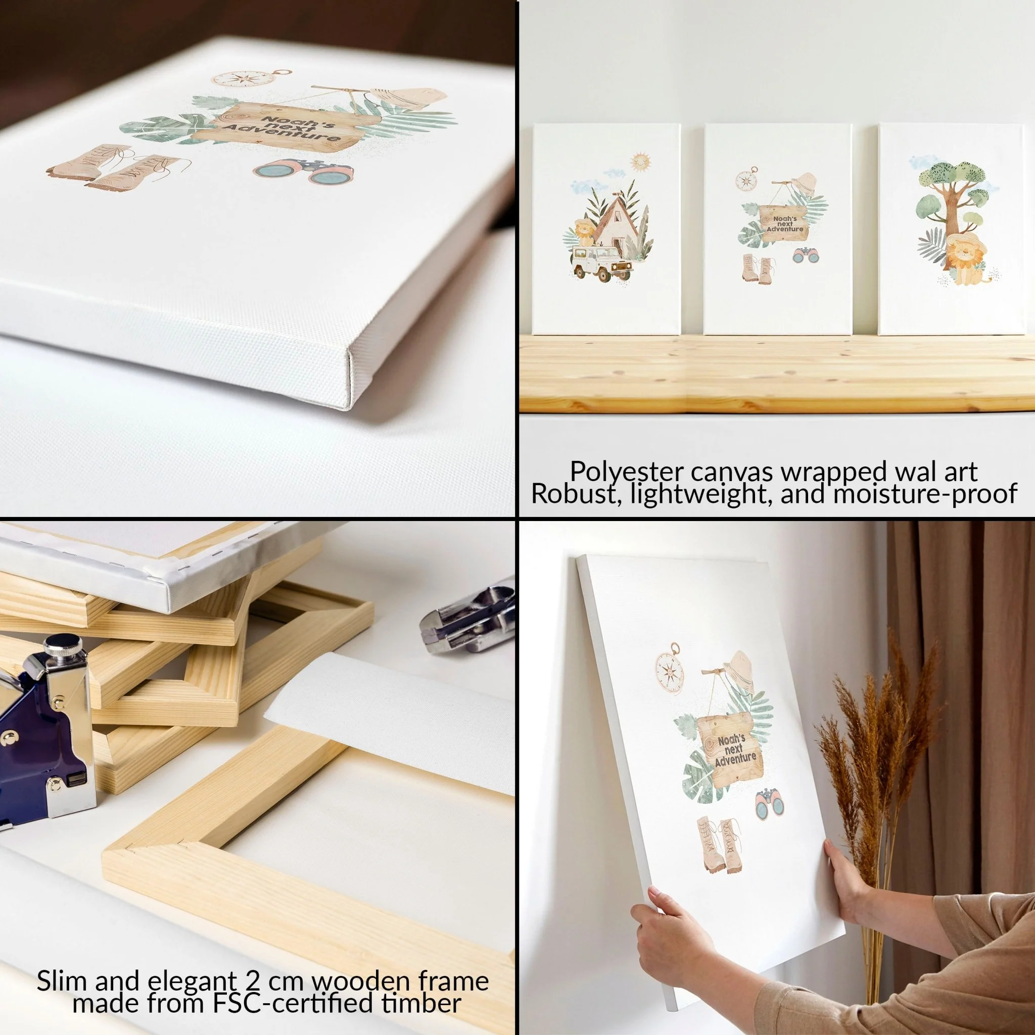 Safari Animal Print | Set of 3 wall art prints - Image 13