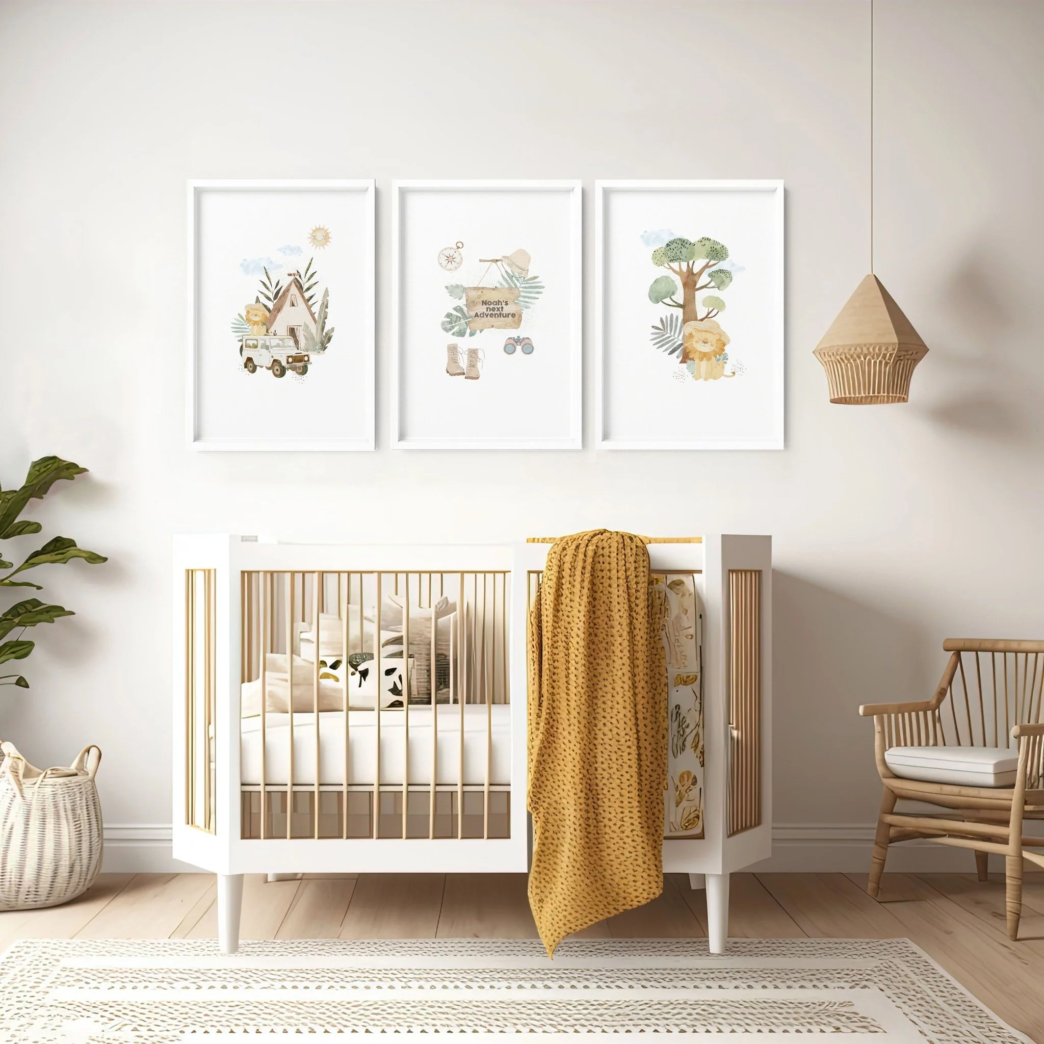 Safari Animal Print | Set of 3 wall art prints - Image 4