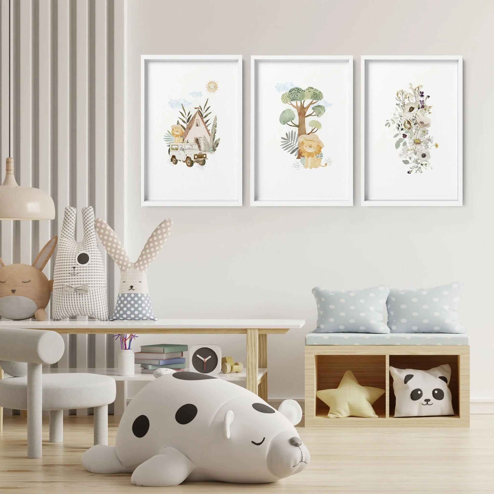 Safari Animal Print | Set of 3 wall art prints - Image 5