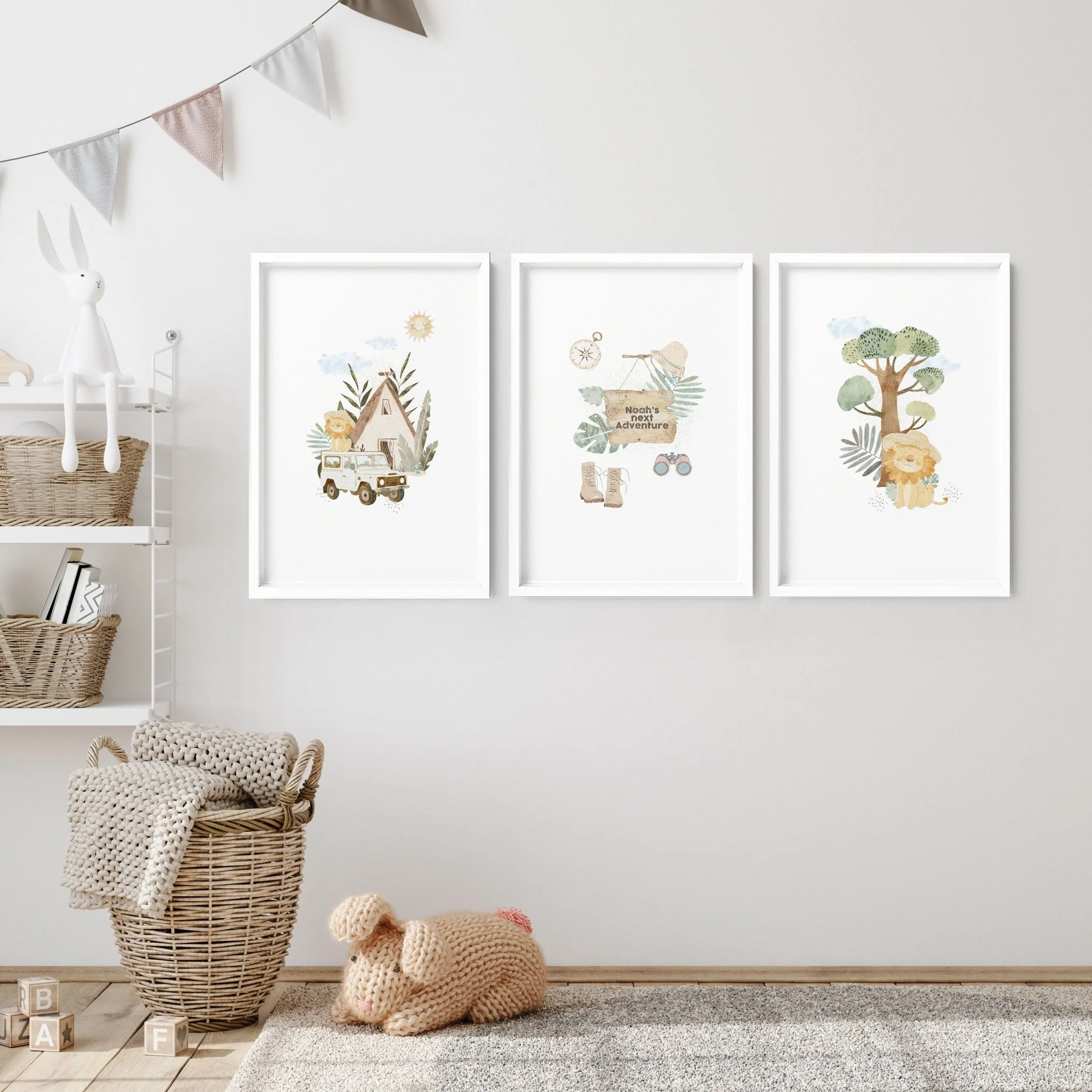 Safari Animal Print | Set of 3 wall art prints - Image 7