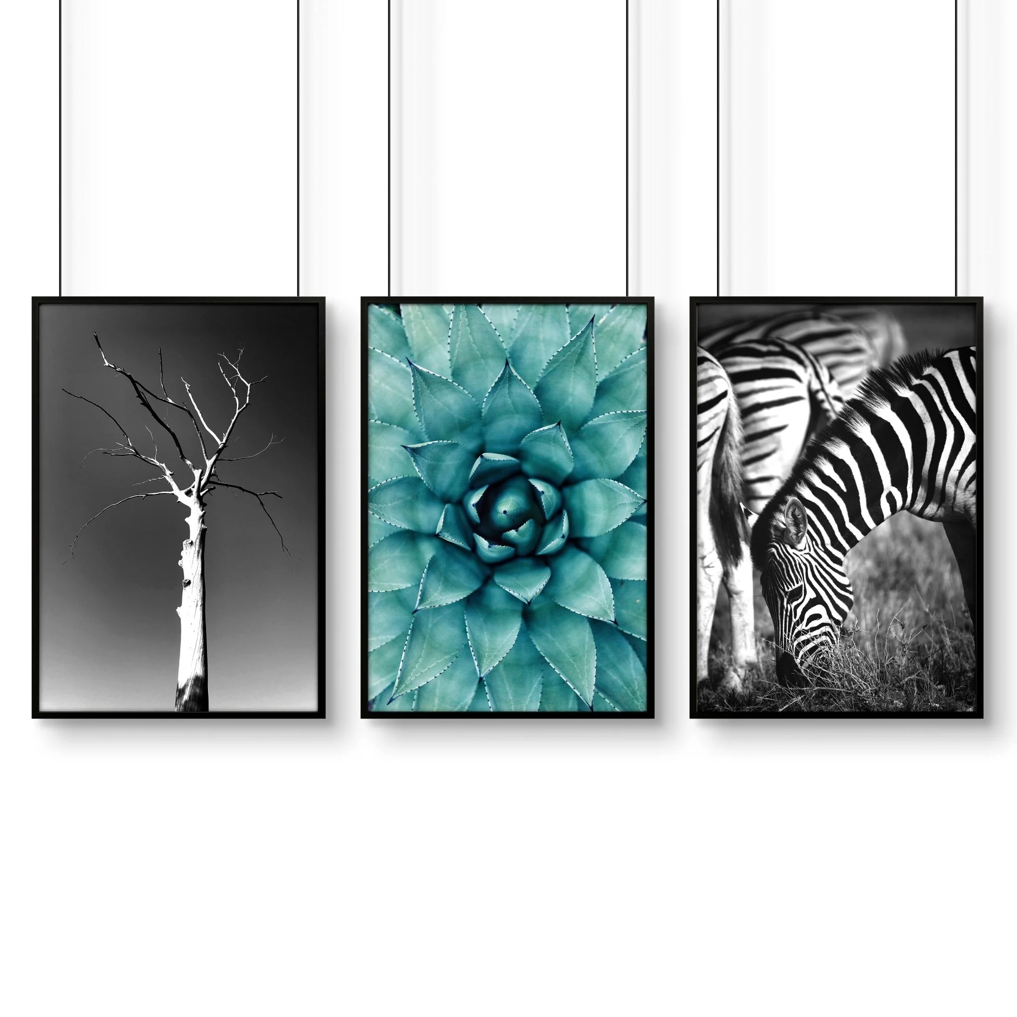 Safari Bedroom | Set of 3 African Wildlife Wall art Prints - Image 10