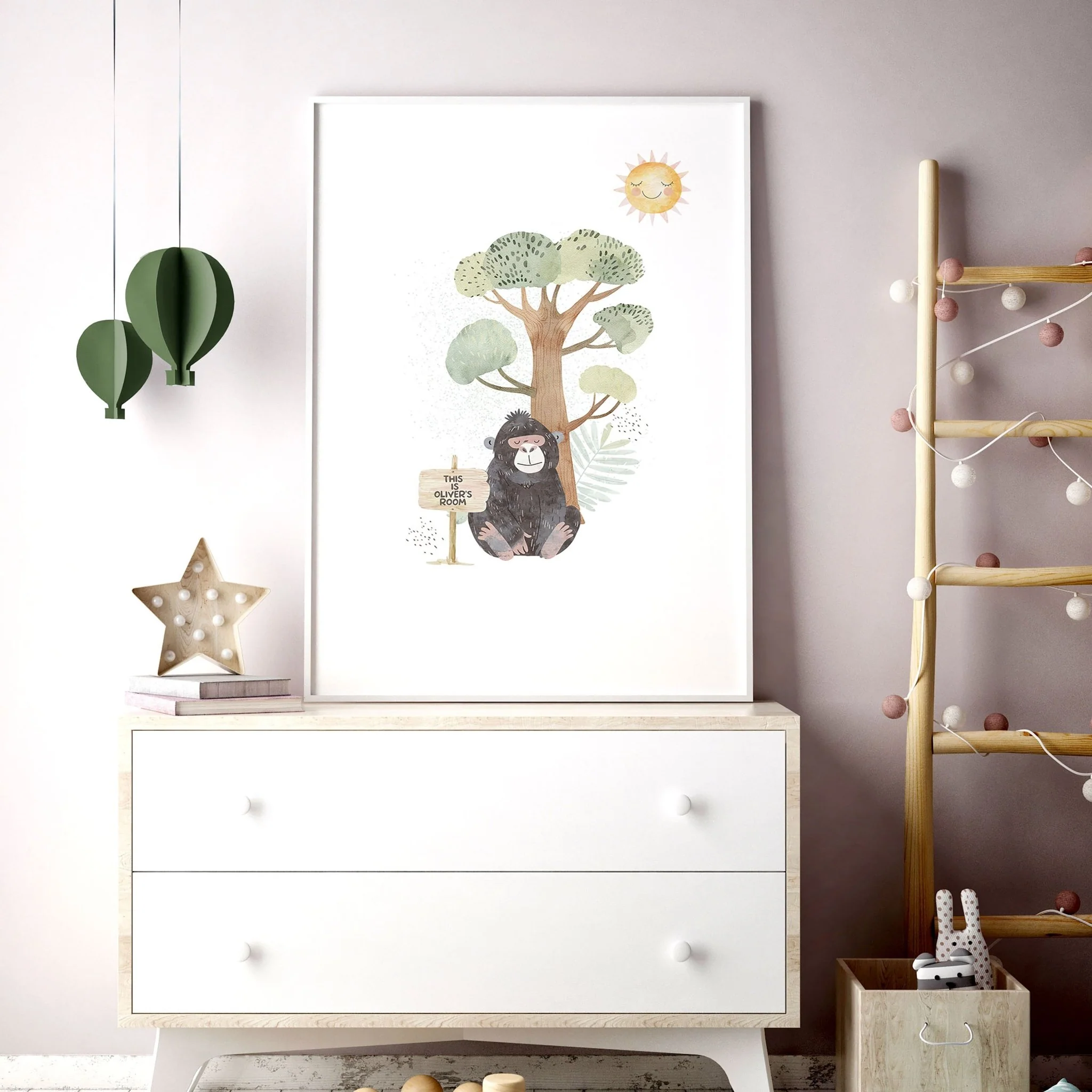 Safari Wall Art For Nursery | Set of 3 wall art prints - Image 13