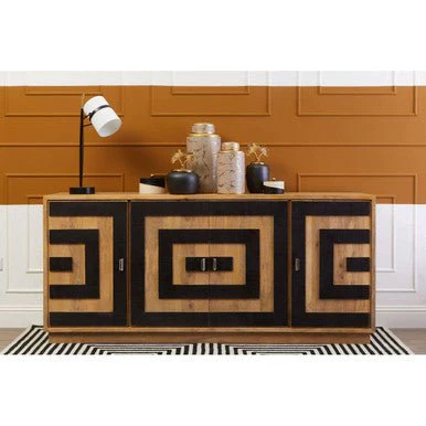 Salem 4 Door Mango Wood Sideboard - Image 6