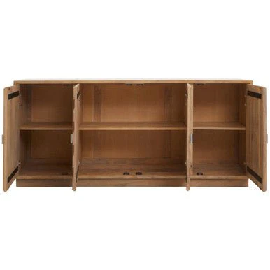 Salem 4 Door Mango Wood Sideboard - Image 8