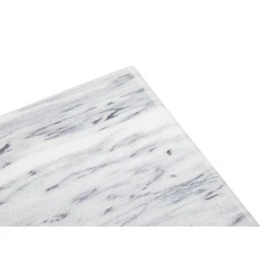 Salerno Large White Marble Rectangular Chopping and Serving Board - Image 10