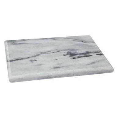 Salerno Large White Marble Rectangular Chopping and Serving Board - Image 5