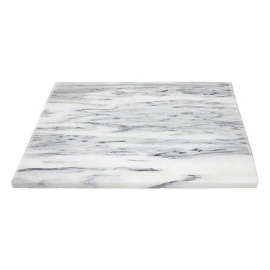 Salerno Large White Marble Rectangular Chopping and Serving Board - Image 6