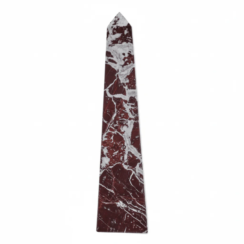 Salmo Large Red Marble Obelisk - Image 13