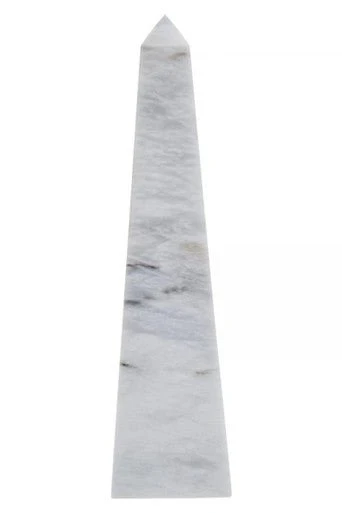 Salmo Large White Marble Obelisk - Image 5