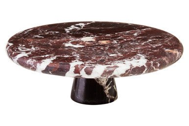 Salmo Red Marble Cake Stand - Image 5