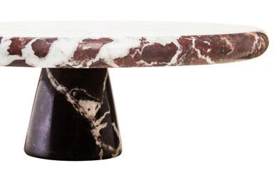 Salmo Red Marble Cake Stand - Image 7