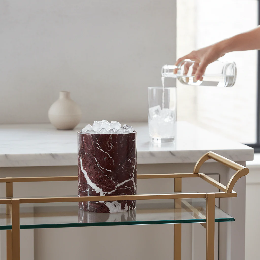 Salmo Red Marble Ice Bucket - Image 2
