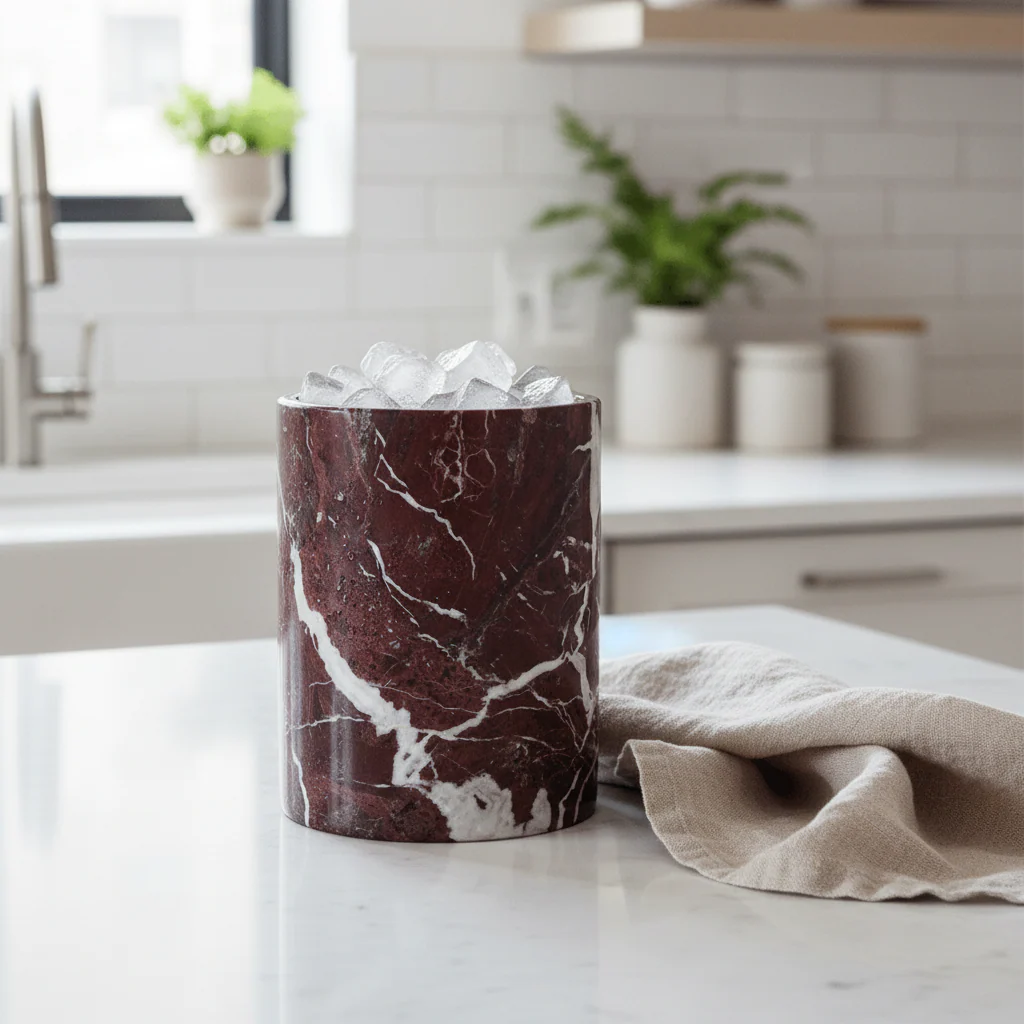Salmo Red Marble Ice Bucket - Image 4