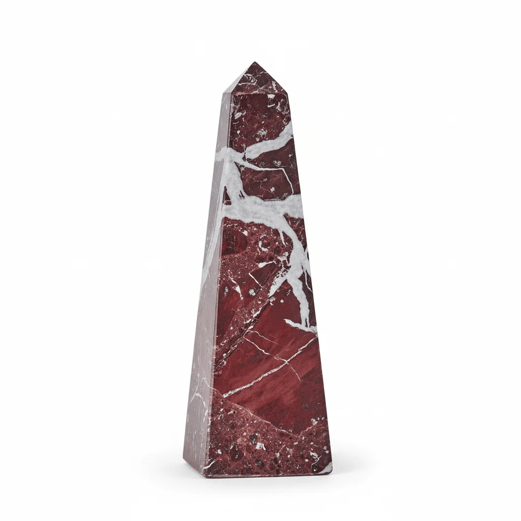 Salmo Small Red Marble Obelisk - Image 7