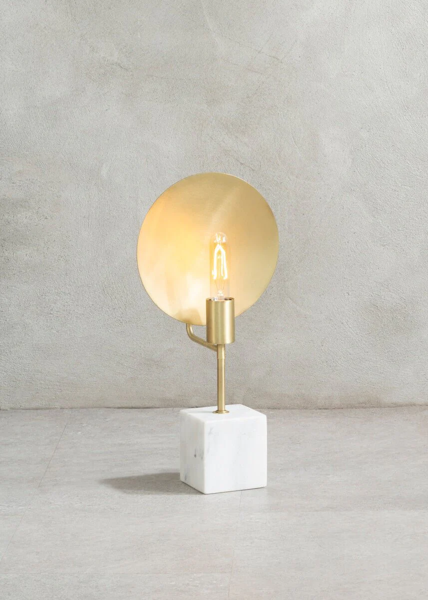 Saramis Table Lamp With White Marble Base - Image 10