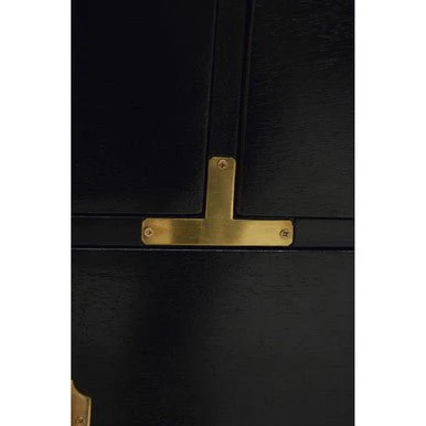 Sarter Seven Drawer Black Mango Wood Chest - Image 13