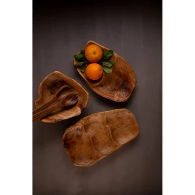 Savin 3 Section Serving Dish In Cedarwood - Image 6