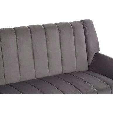 Savina 2 Seat Grey Sofa - Image 11