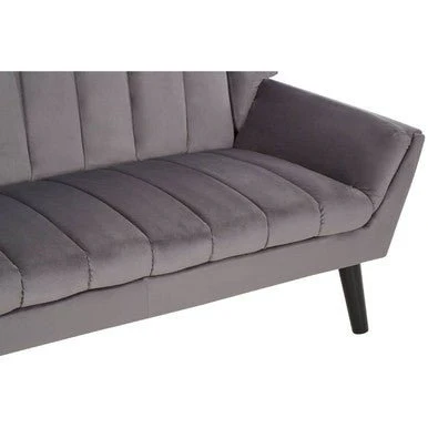 Savina 2 Seat Grey Sofa - Image 12