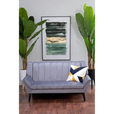Savina 2 Seat Grey Sofa - Image 6