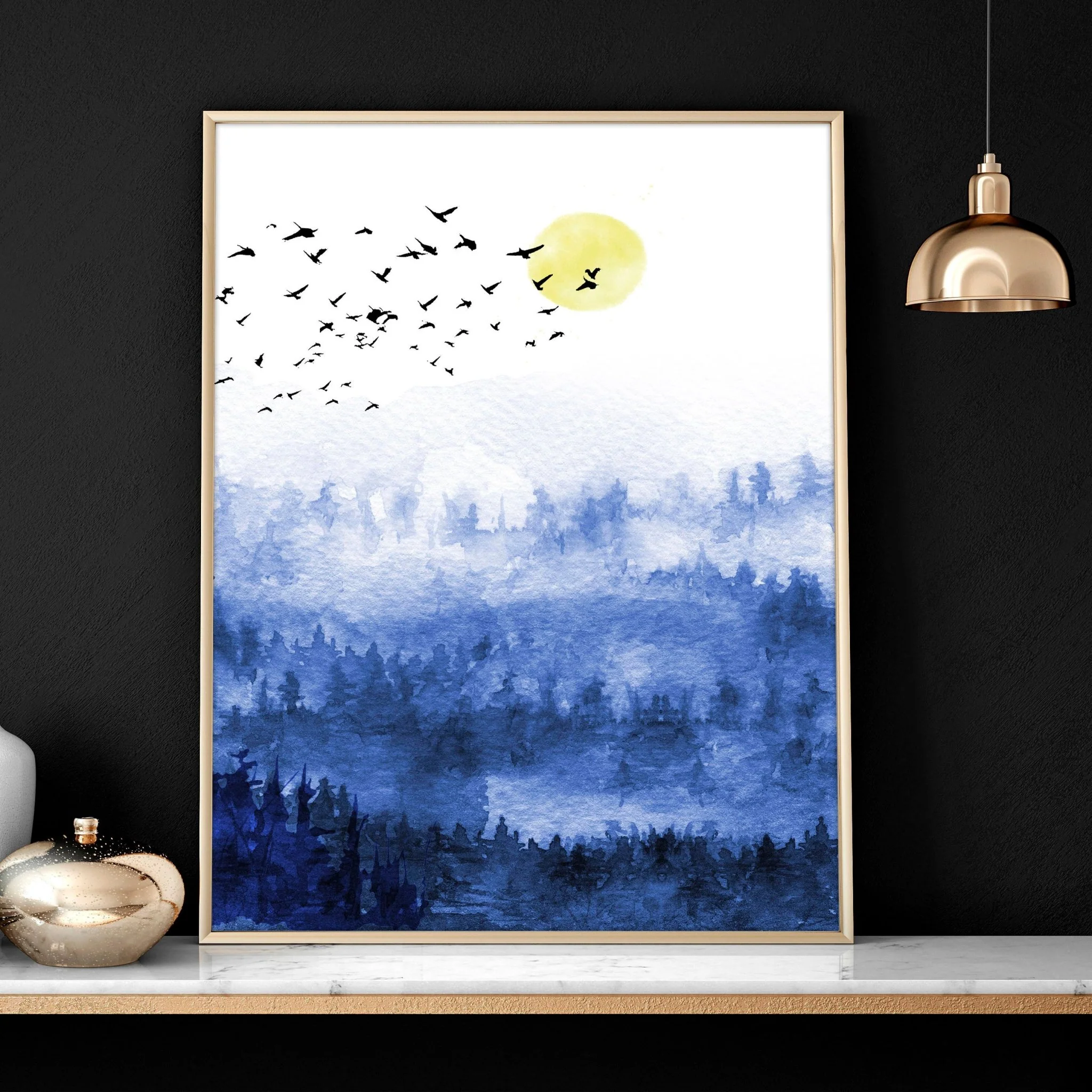 Scandi art prints | set of 3 Bedroom wall art - Image 6