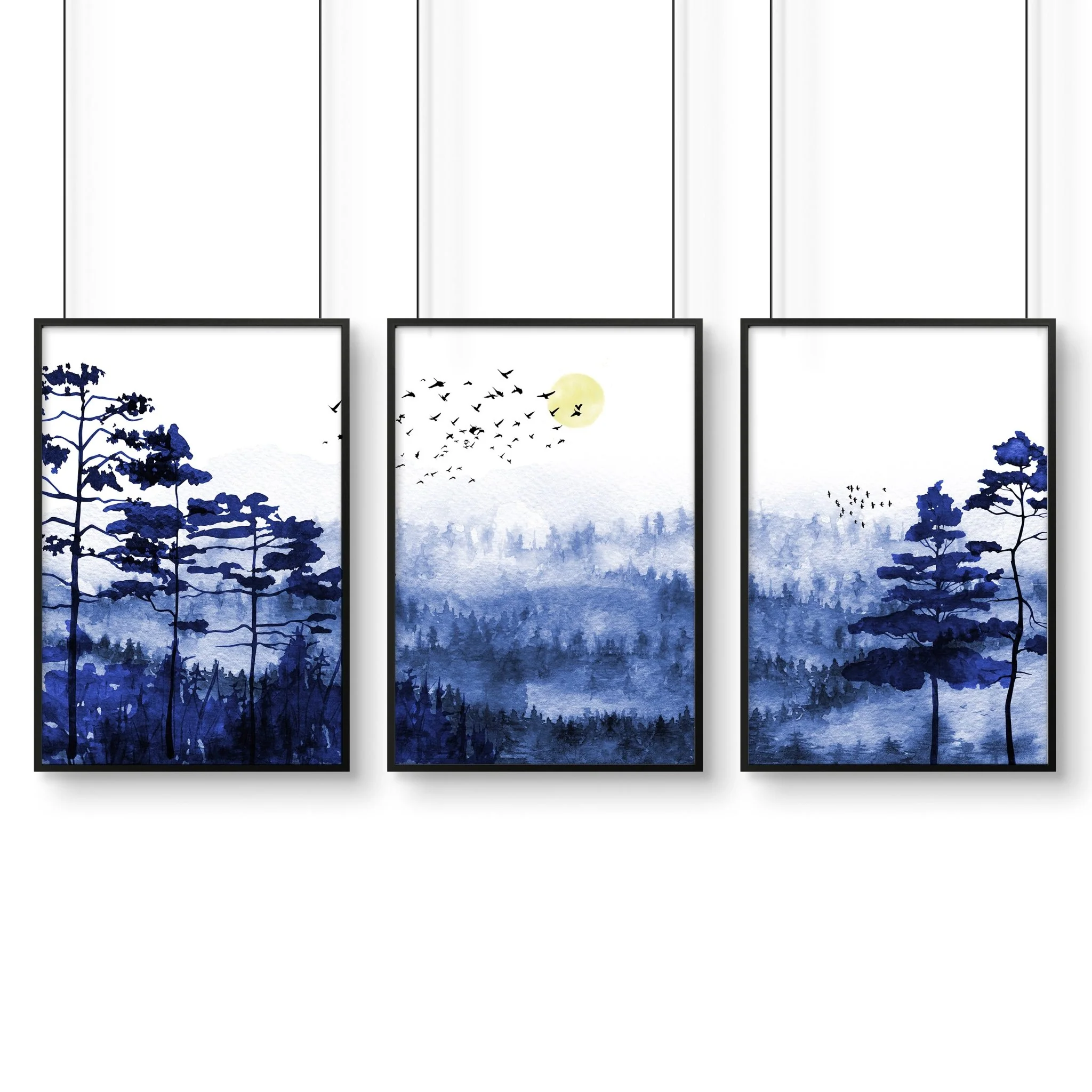 Scandi art prints | set of 3 Bedroom wall art - Image 8
