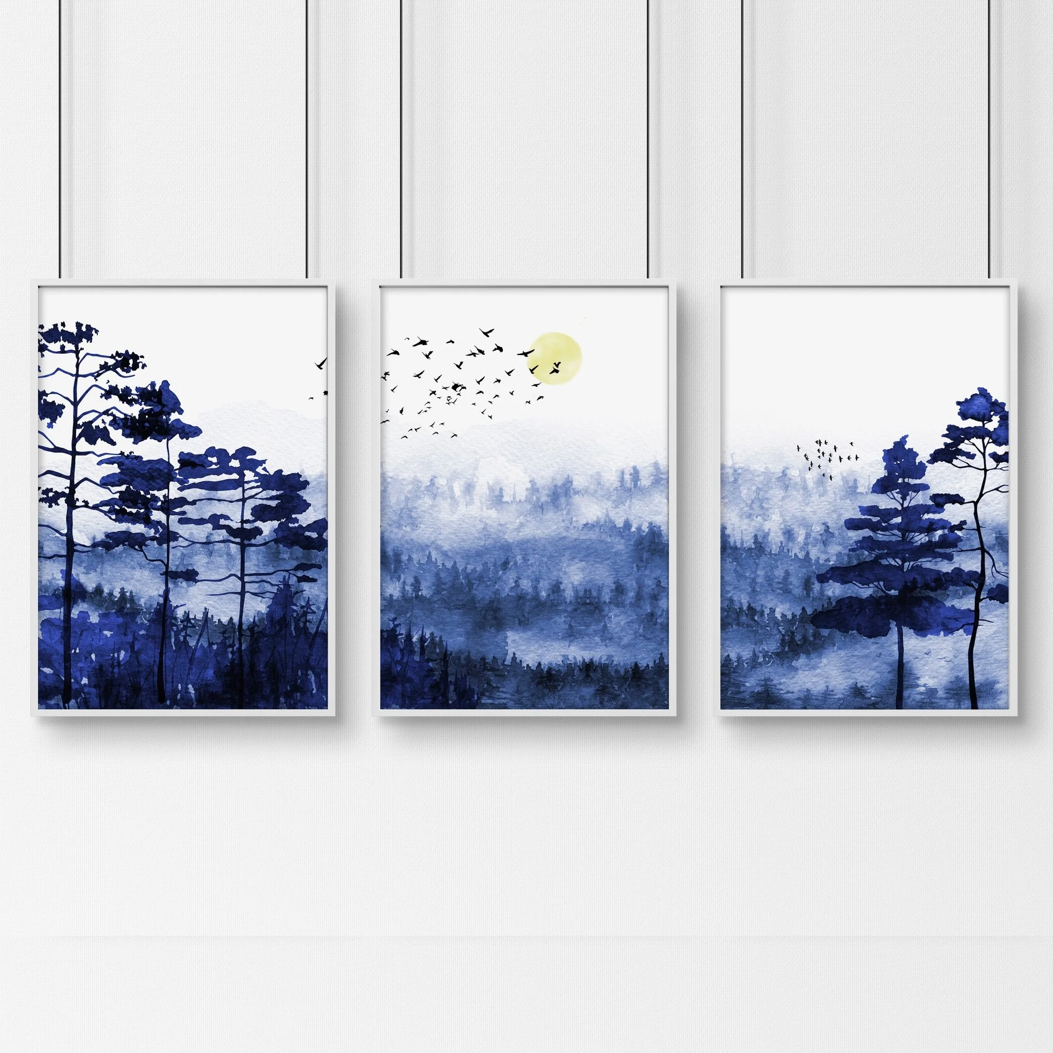 Scandi art prints | set of 3 Bedroom wall art - Image 9