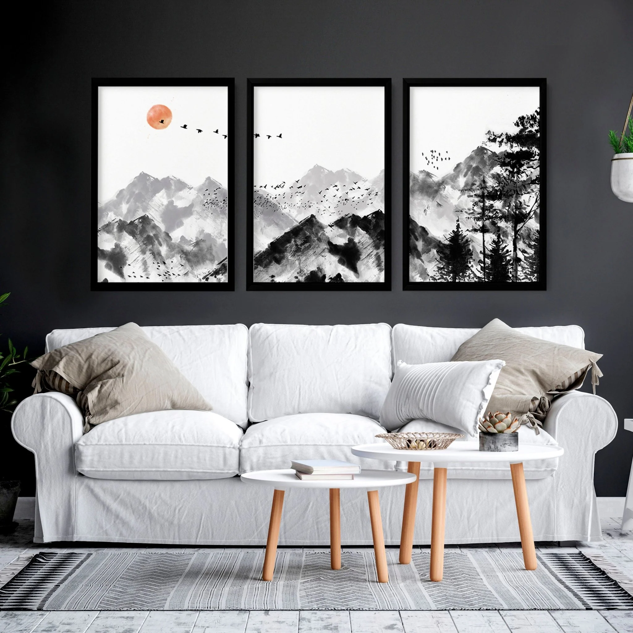 Scandi Artwork | set of 3 wall art prints - Image 6