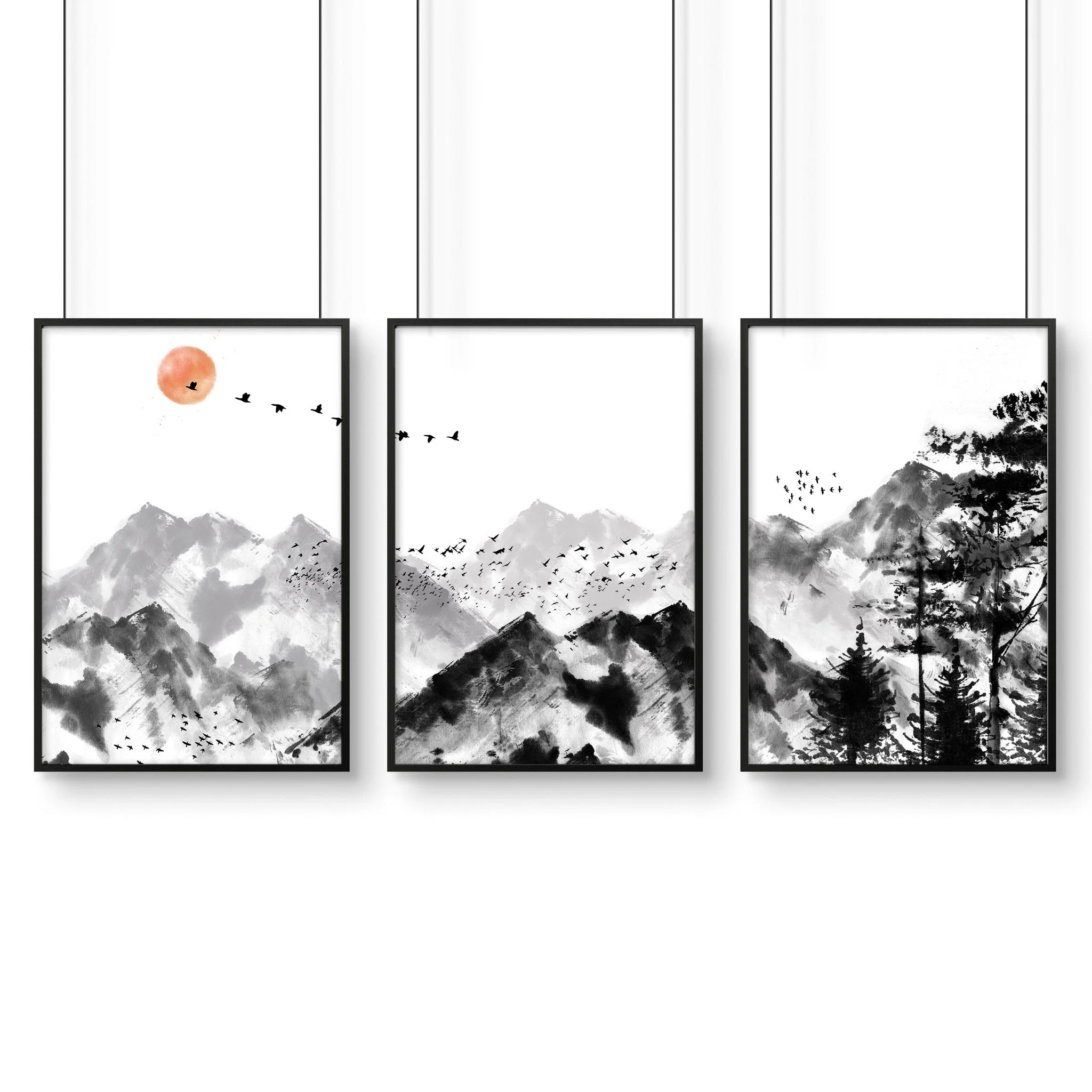 Scandi Artwork | set of 3 wall art prints - Image 8