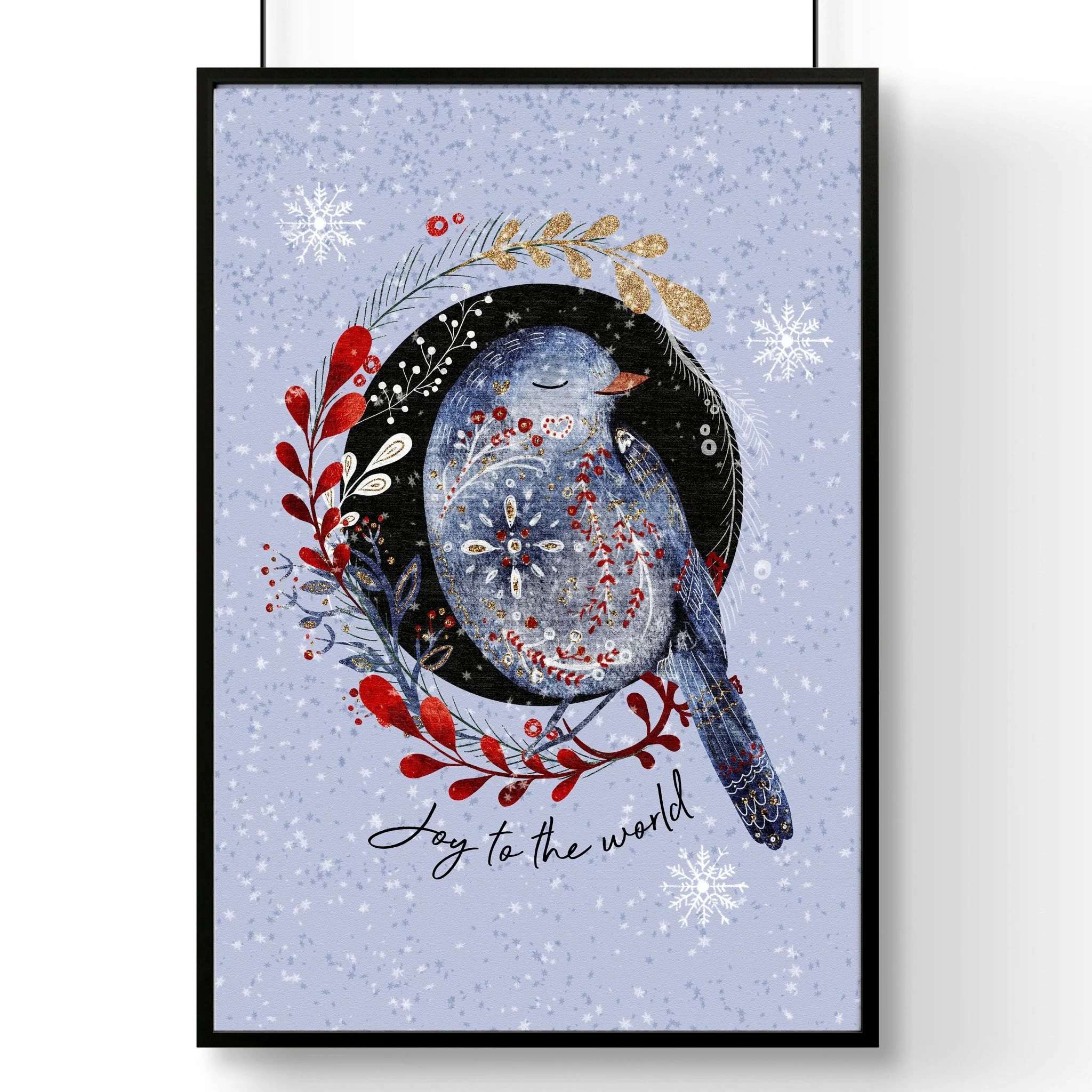 Scandi Christmas decorations | wall art print - Image 5
