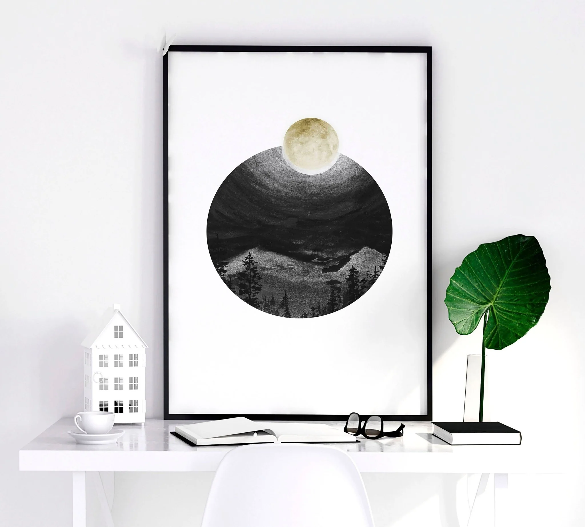 Scandi wall art | set of 3 framed wall art - Image 3
