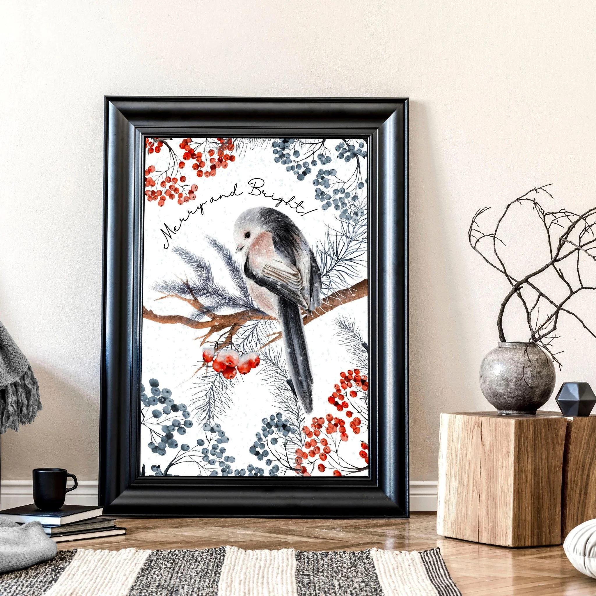 Scandinavian Christmas decoration wall art print - Image 6