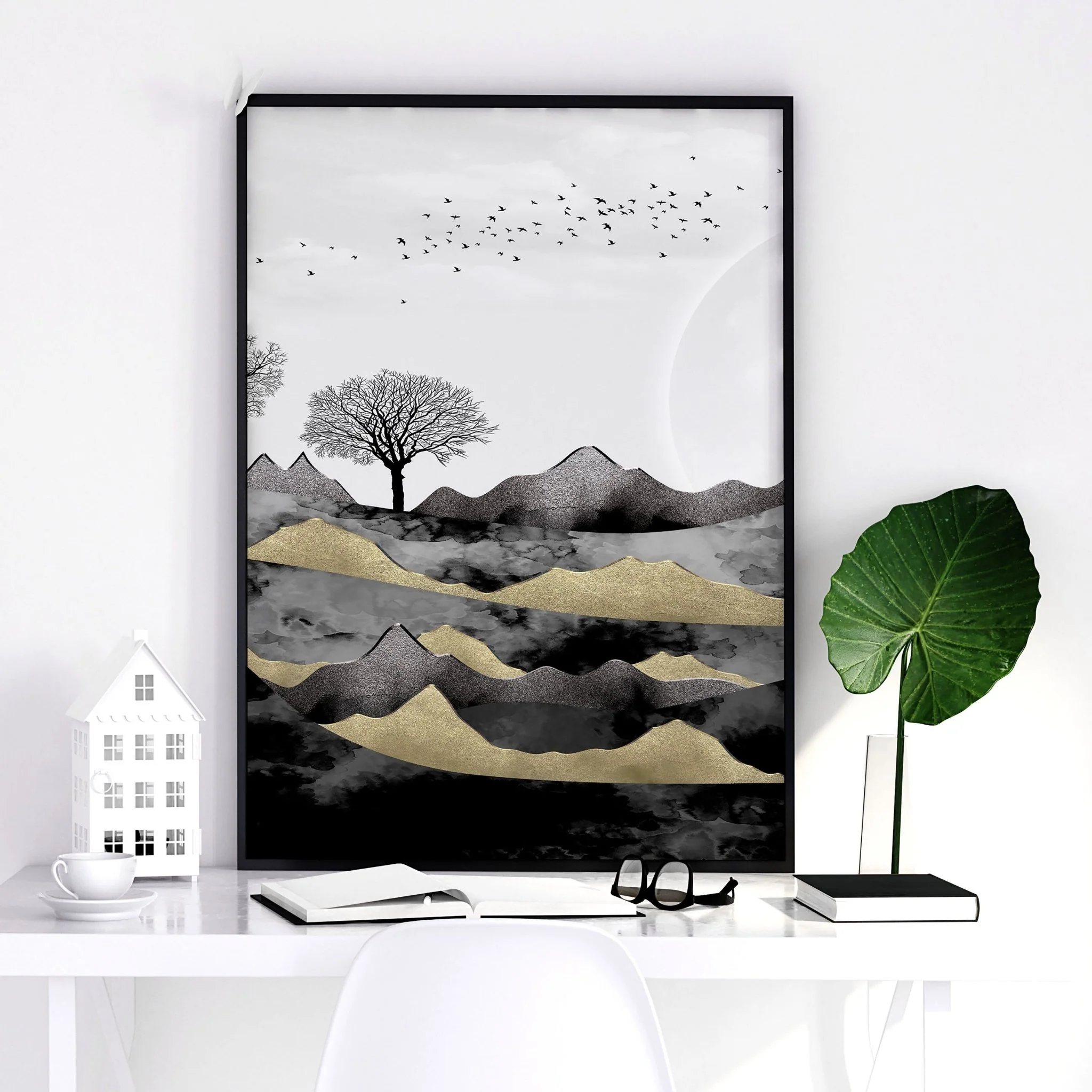 Scandinavian home decor for office | set of 3 wall art prints - Image 5