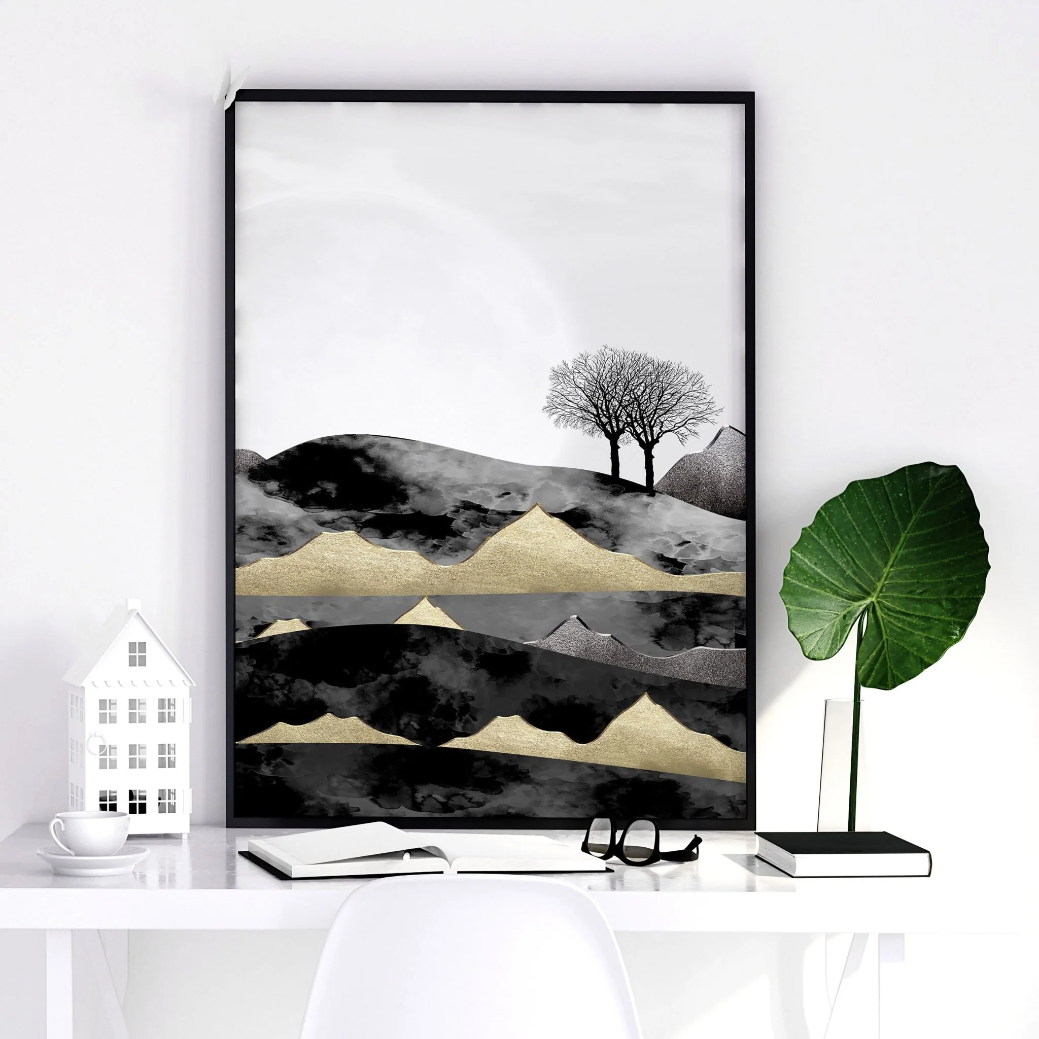 Scandinavian home decor for office | set of 3 wall art prints - Image 6