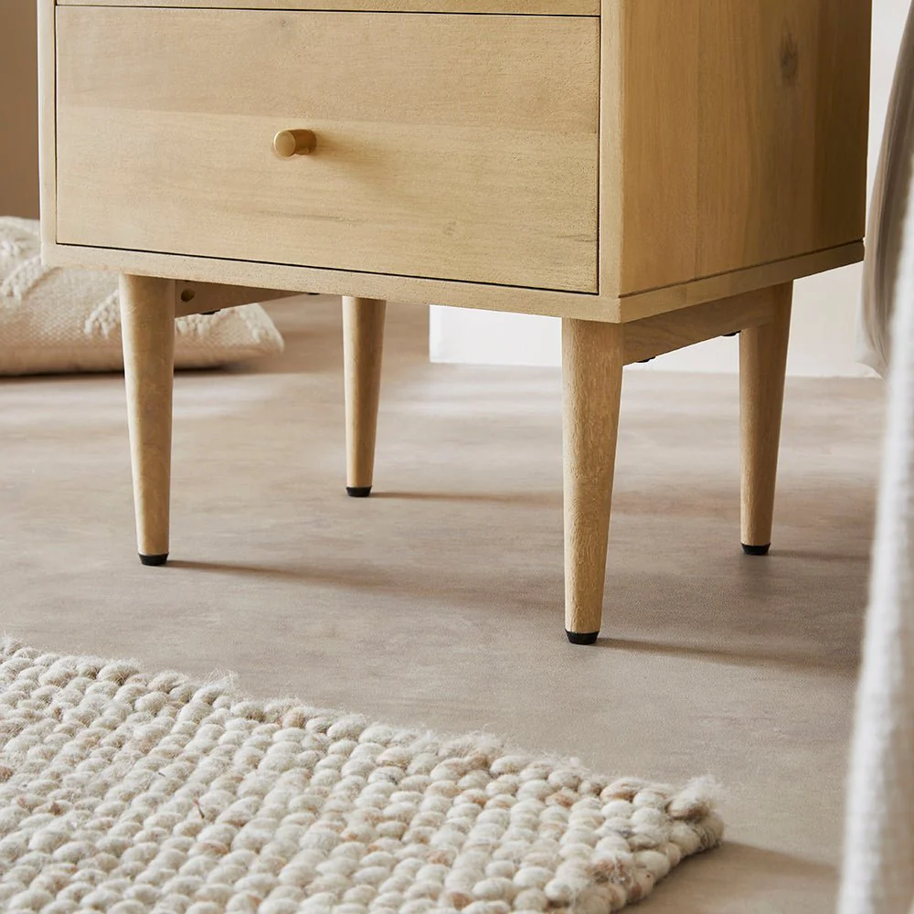 Scandinavian Light Oak Oslo Bedside Table - Image 3