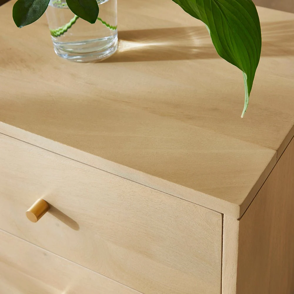 Scandinavian Light Oak Oslo Bedside Table - Image 4