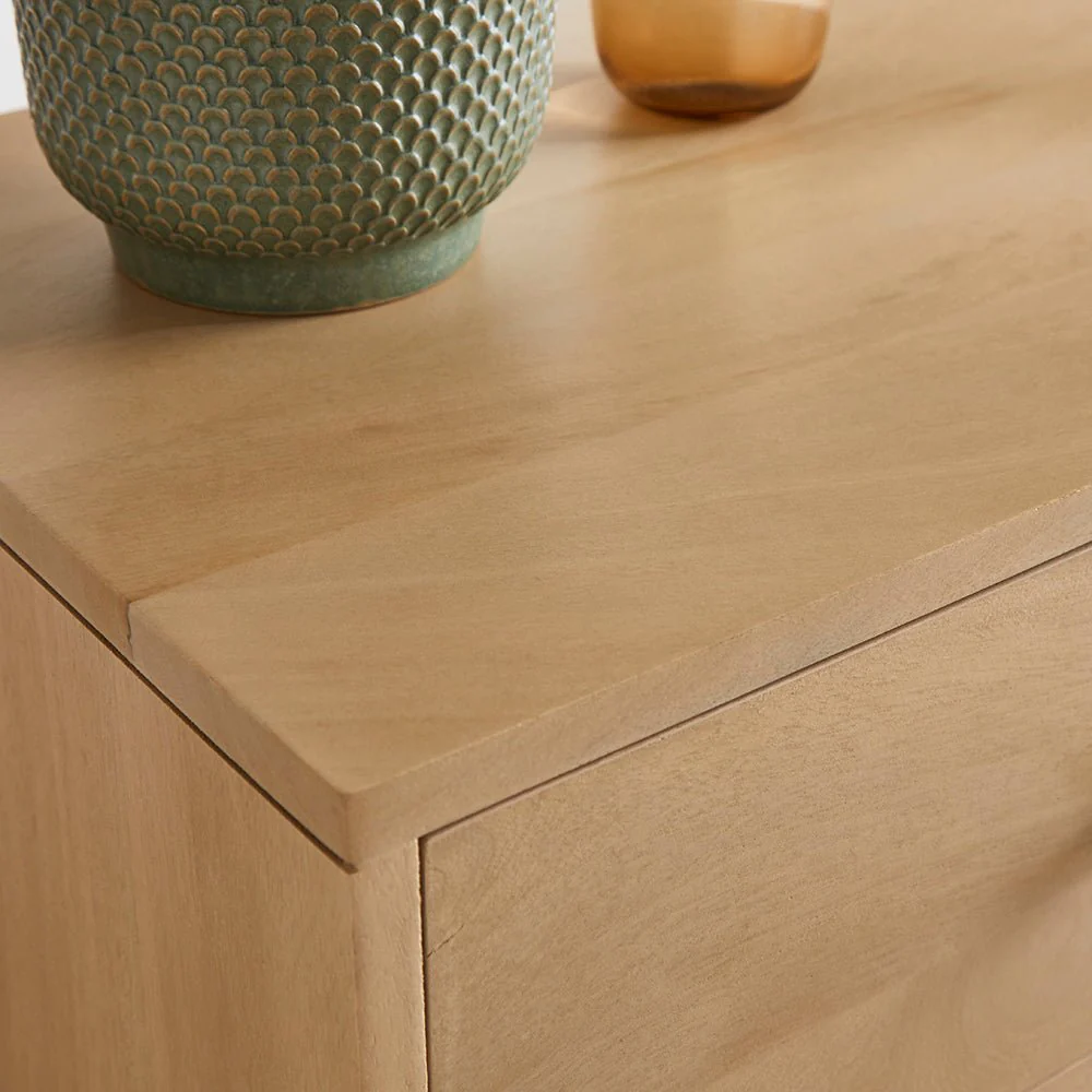 Scandinavian Light Oak Oslo Chest of 3 Drawers - Image 5