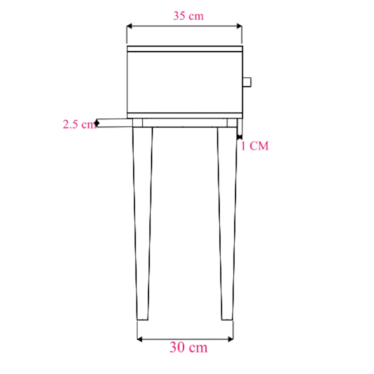 Scandinavian Light Oak Oslo Console, Dressing Table, and Desk - Image 10